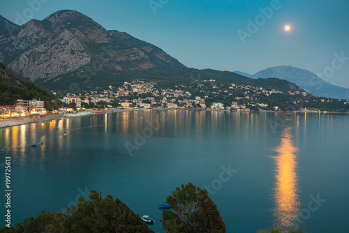 Montenegro. Sutomore, view from the mountain photo