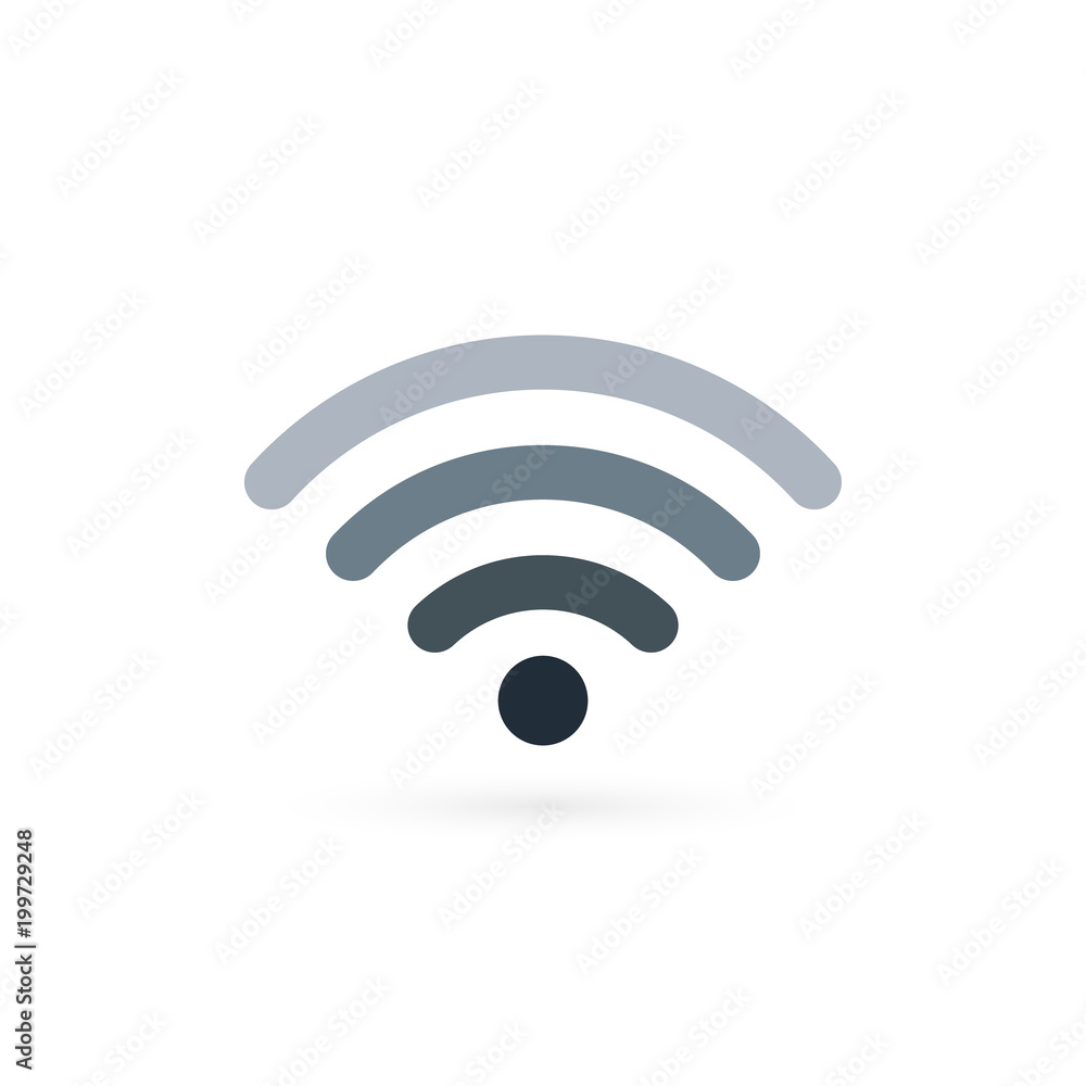 WIFI Icon, vector isolated wi-fi symbol. Single element WIFI Icon, vector isolated wi-fi symbol. Single element