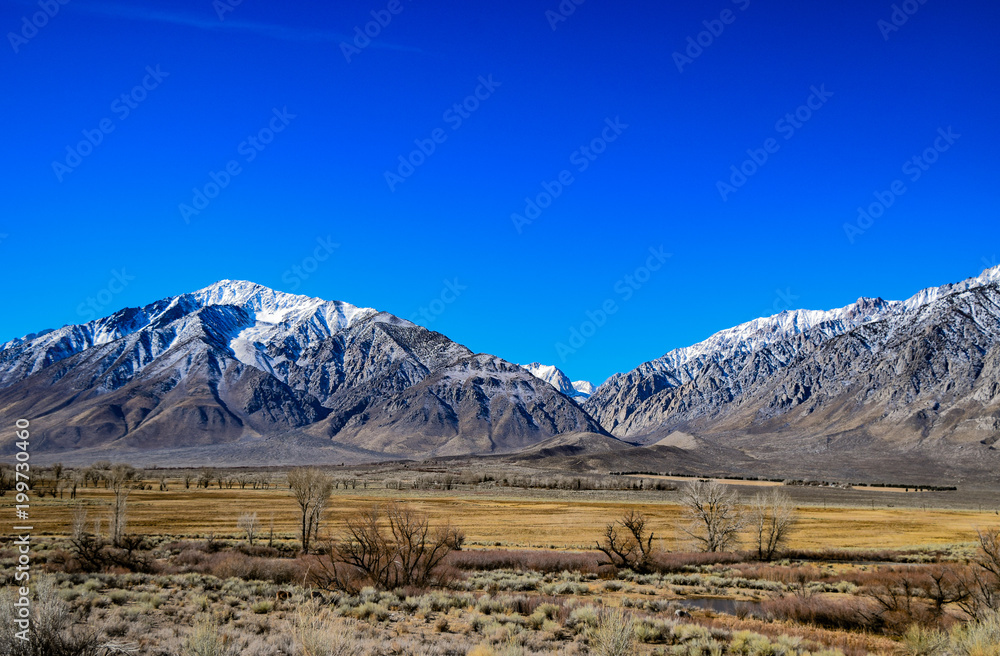 Blue Sky at Winter in the Sierras Blue Sky at Winter in the Sierras