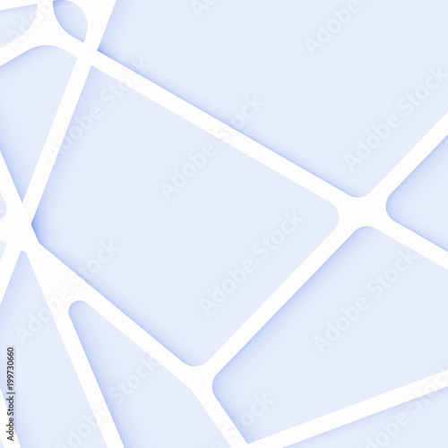 Abstract geometric composition with polygons lines and shadow