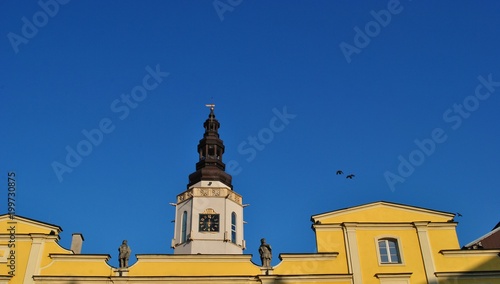 Obraz na płótnie Wieża ratuszowa w Świdnicy w salonie