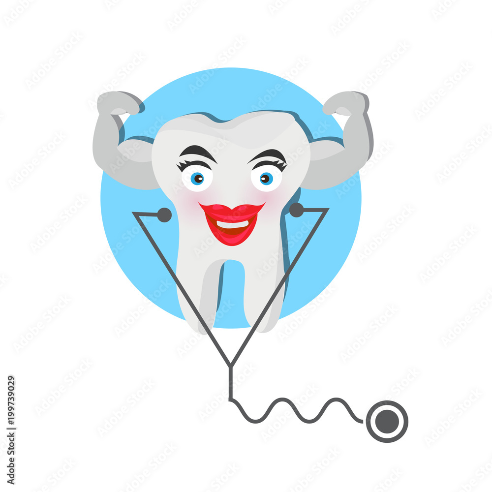 Healthy teeth. Best Friends teeth. illustration. Healthy teeth. Best Friends teeth. illustration.