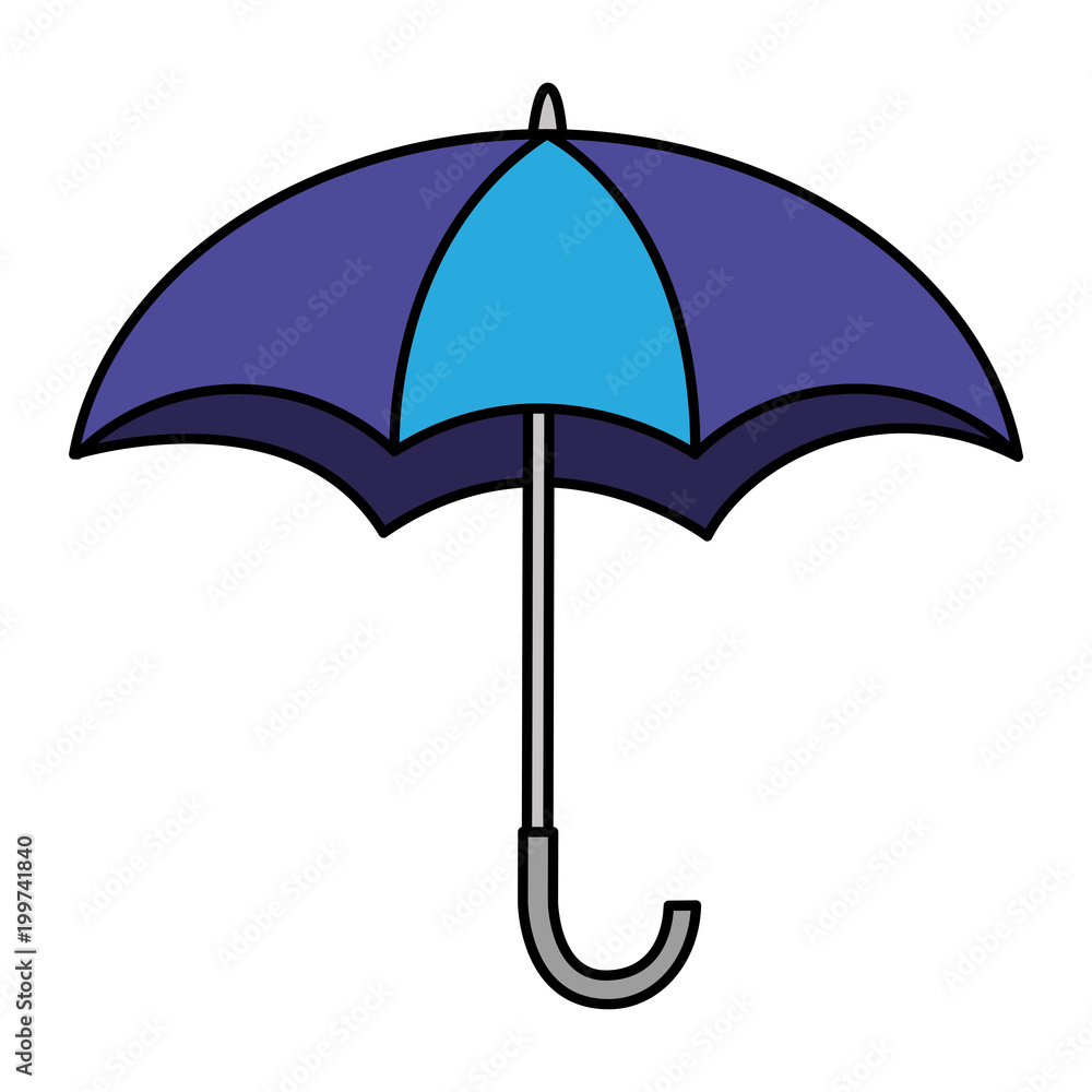open umbrella weather protection icon vector illustration open umbrella weather protection icon vector illustration