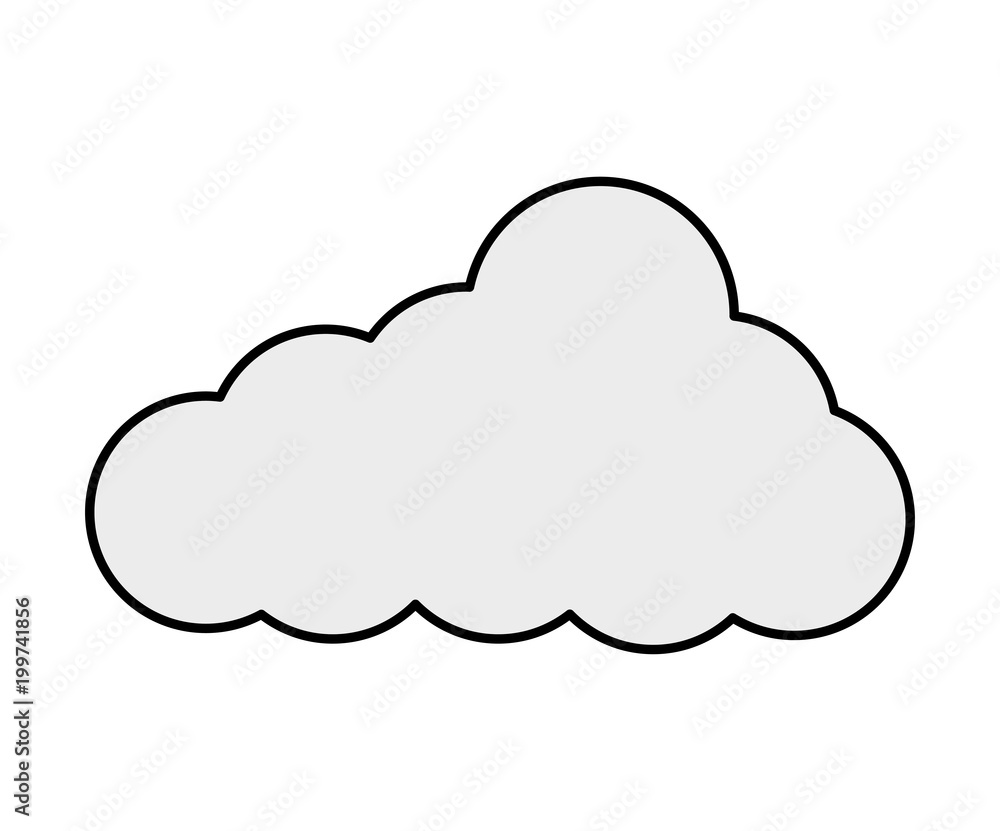 cloud sky nature weather image vector illustration
