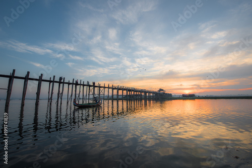 U- Bein Teak bridge in Myanmar.  © Valeriy Ryasnyanskiy