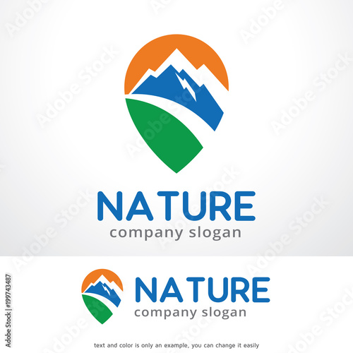 Free Download Nature Logo Template Design Vector, Emblem, Design Concept, Creative Symbol, Icon - GFXLoad