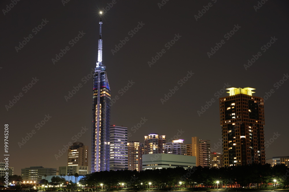 custom made wallpaper toronto digital福岡市西区の夜景都市風景