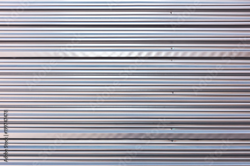 corrugated metal texture surface, industrial galvanized steel background 