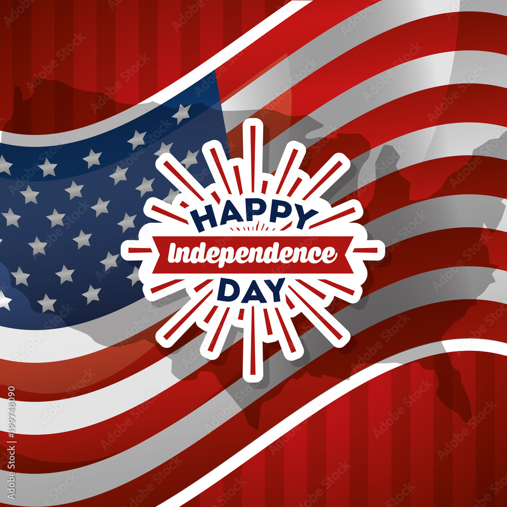 happy independence day greeting card flag national patriotic vector illustration happy independence day greeting card flag national patriotic vector illustration