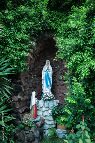 Santa Cruz Church the Portuguese legacy in Bangkok Thailand, On the banks of the Chao Phraya River, was built in 1770 during the reign of King Taksin (1868 – 1782).