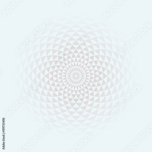 Circular Fractal Design Element