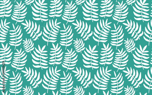 Mint Leaves Pattern.
