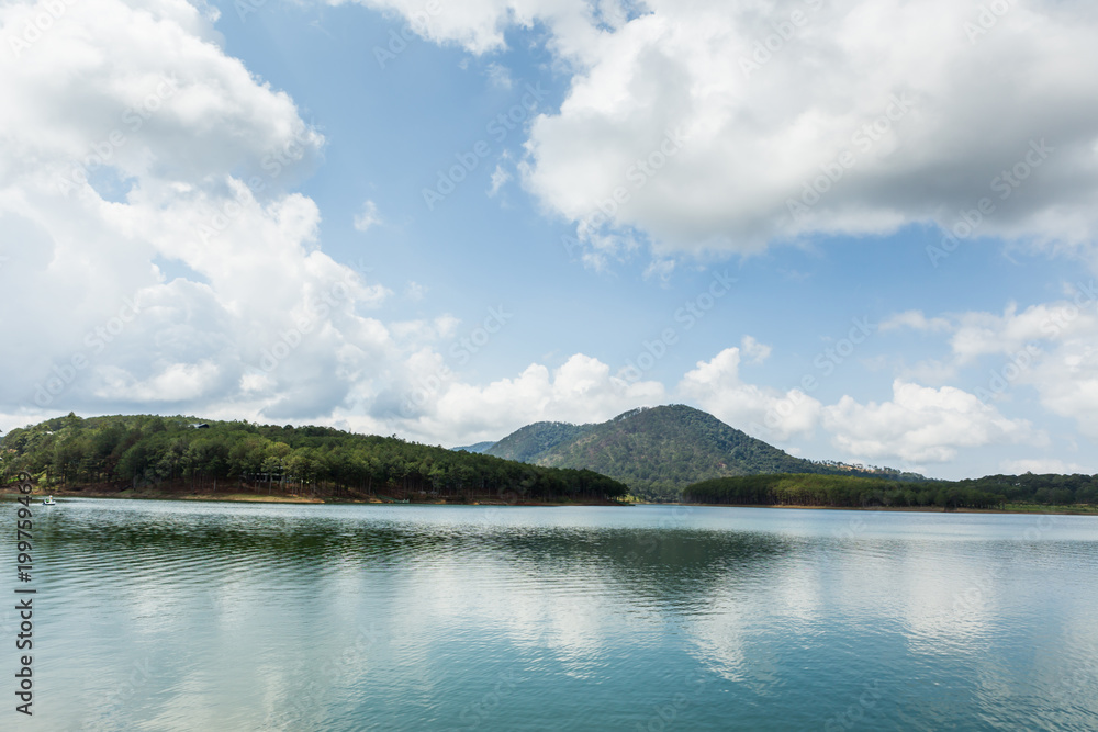 Tuyen Lam Lake, DaLat, Vietnam, Beautiful landscape for eco travel, Holiday