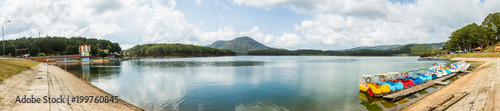 Tuyen Lam Lake, DaLat, Vietnam, Beautiful landscape for eco travel, Holiday, Panorama