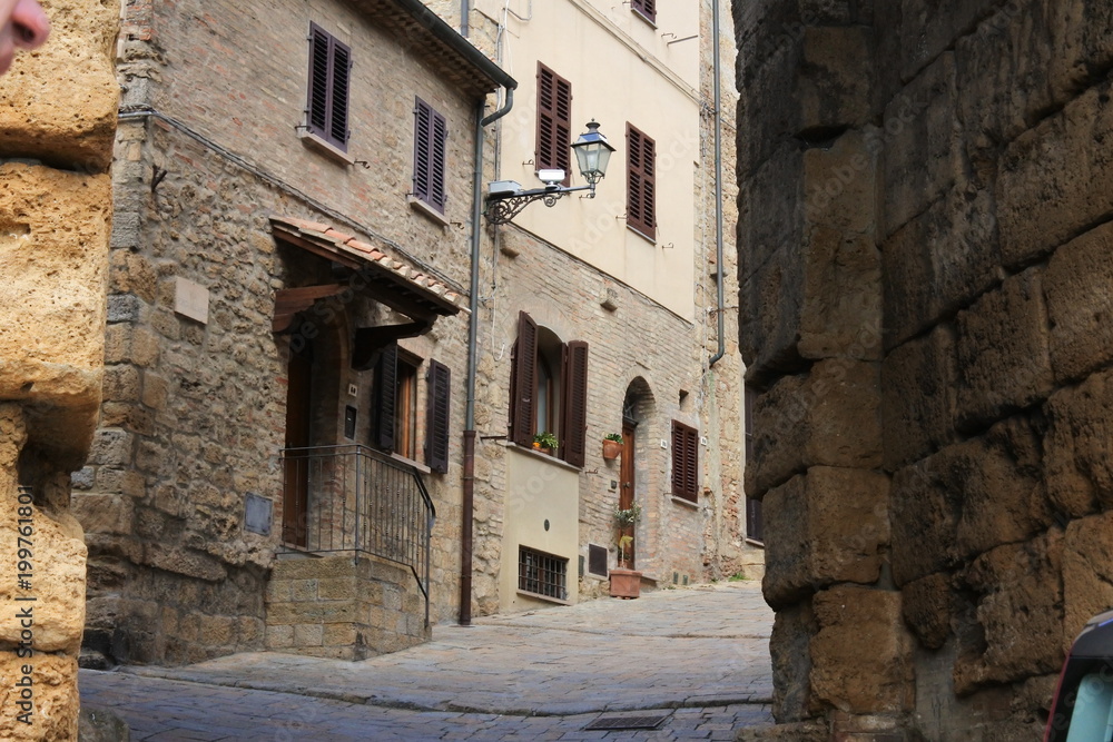 the city view in Volterra, Tuscany, Italy
