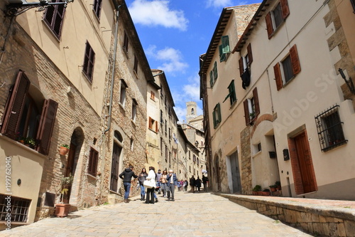 the city view in Volterra, Tuscany, Italy