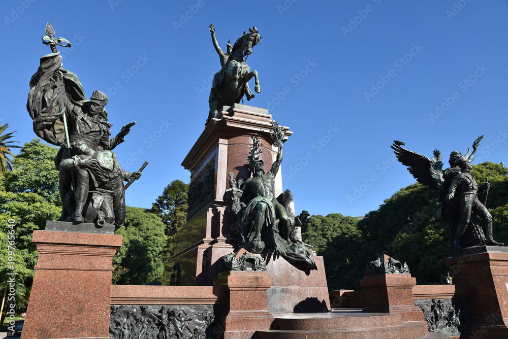 Obraz premium Monument Liberator Don Jose de San Martin à Buenos Aires, Argentine