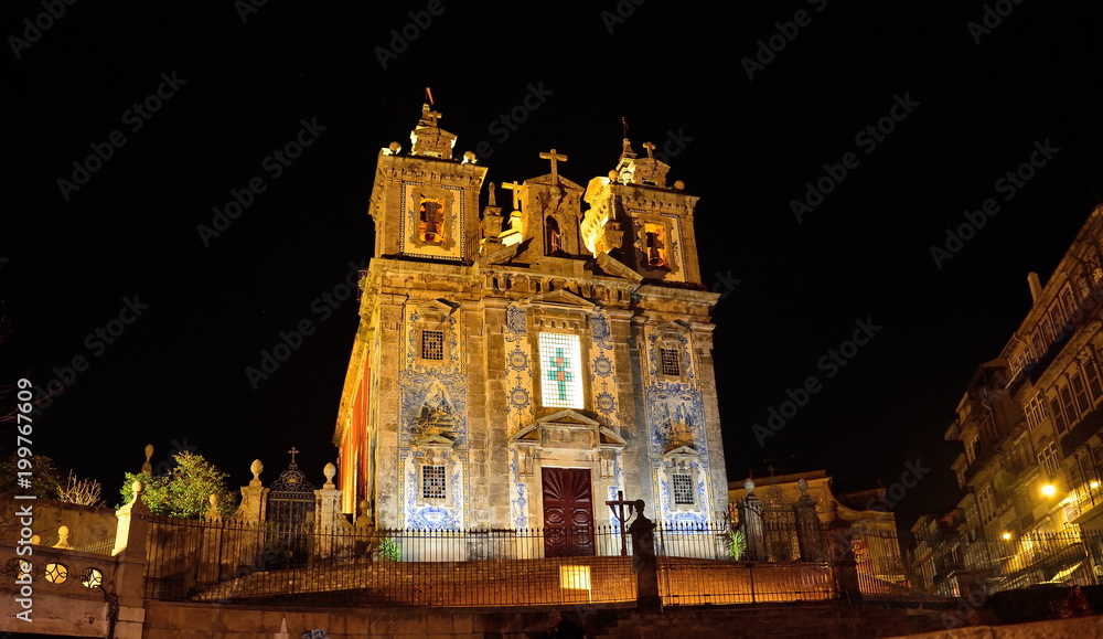 Porto's Cathedral by night, Portugal