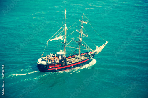 two-mast saiship