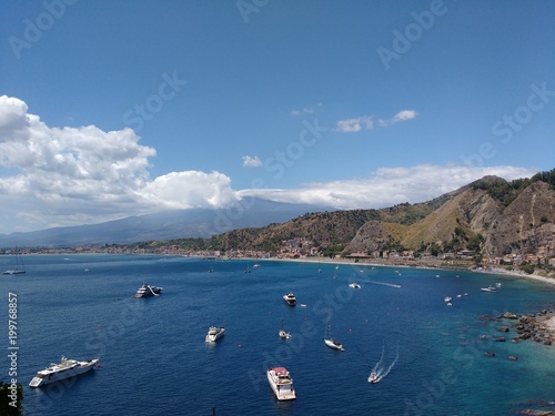 Seaside in Taormina, Sicily