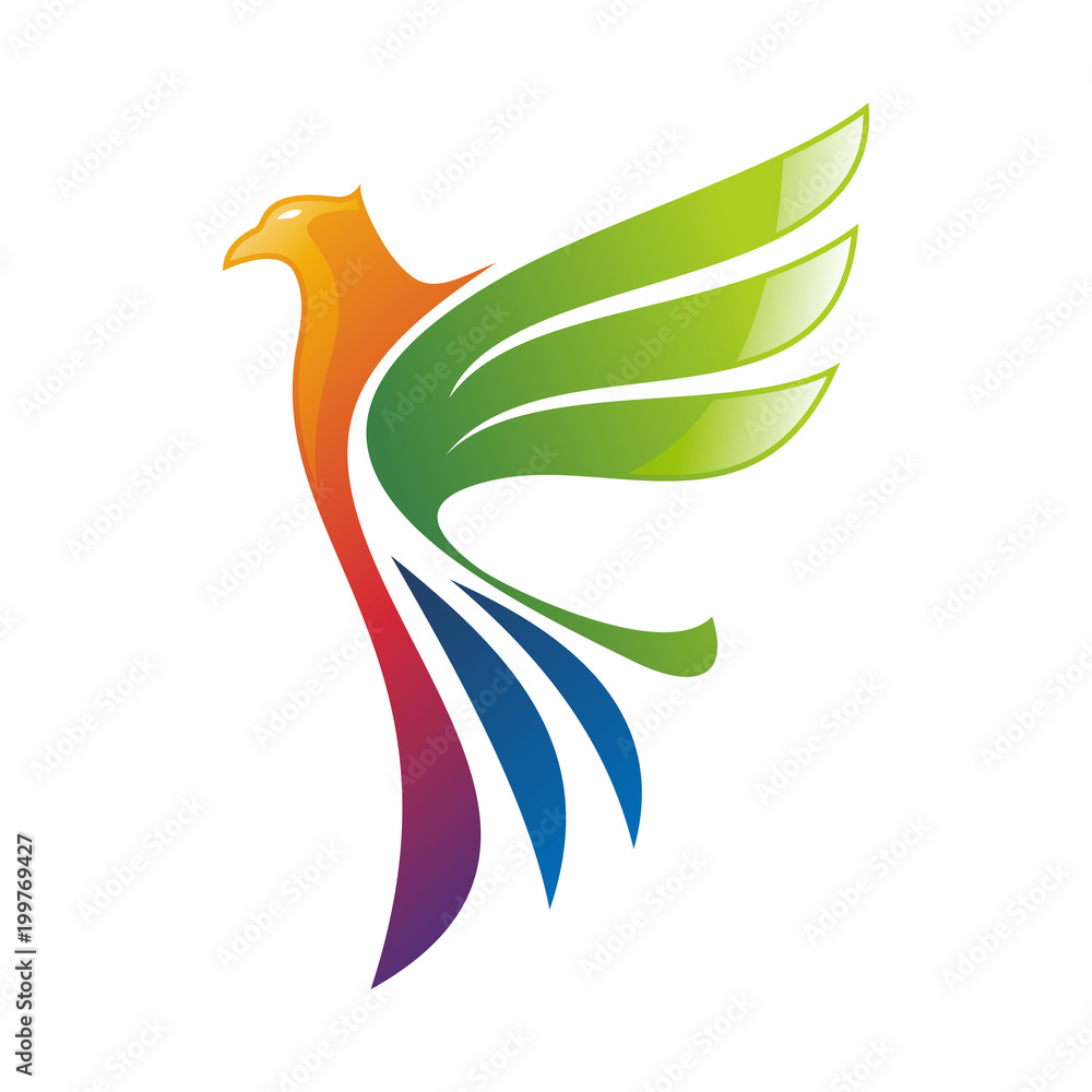 Fototapeta premium Eagle Logo Vector Template. Creative Logo Concept