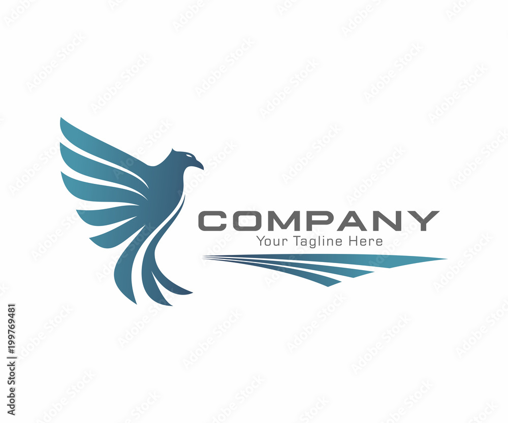 Naklejka premium Szablon wektor Logo orła