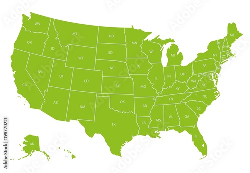 United States of America map

