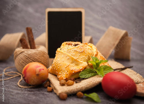 Cypriot Easter cheese pies Flaounes photo