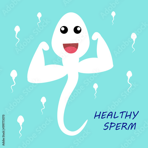 sperm and egg. vector illustration.