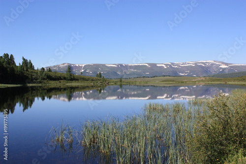 Alpine lake, Repablic of Gorny Altai