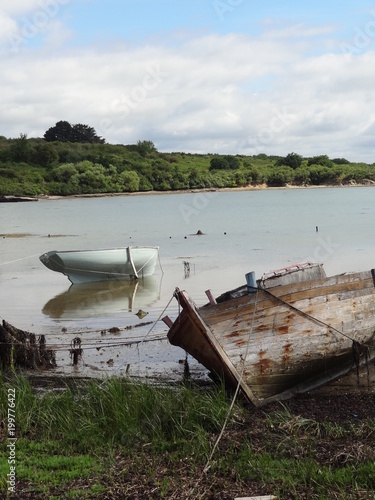 Bateaux   chou  s dans la baie