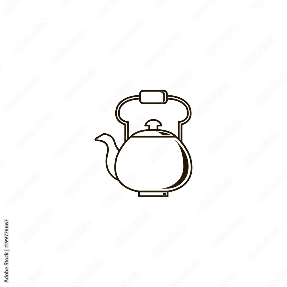 teapot kettle icon. sign design teapot kettle icon. sign design