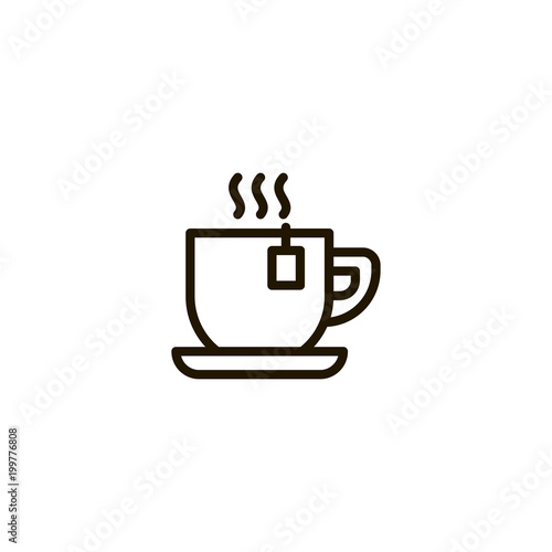 tea icon. sign design