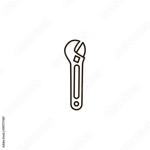 wrench icon. sign design © Rovshan