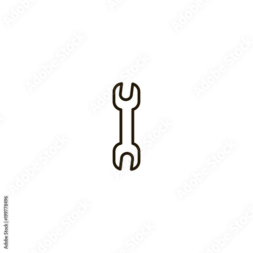 wrench icon. sign design
