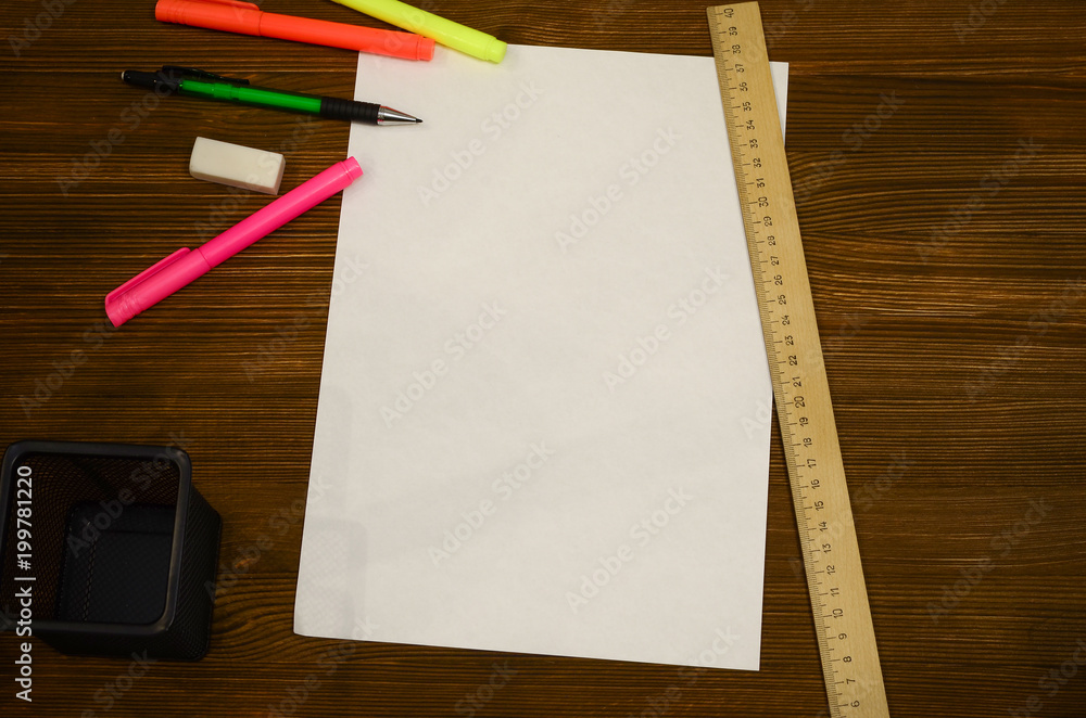 Blank page paper sheet on office or student desk table. Education background. wilh copy space. to do list. Goals. Blank page paper sheet on office or student desk table. Education background. wilh copy space. to do list. Goals.