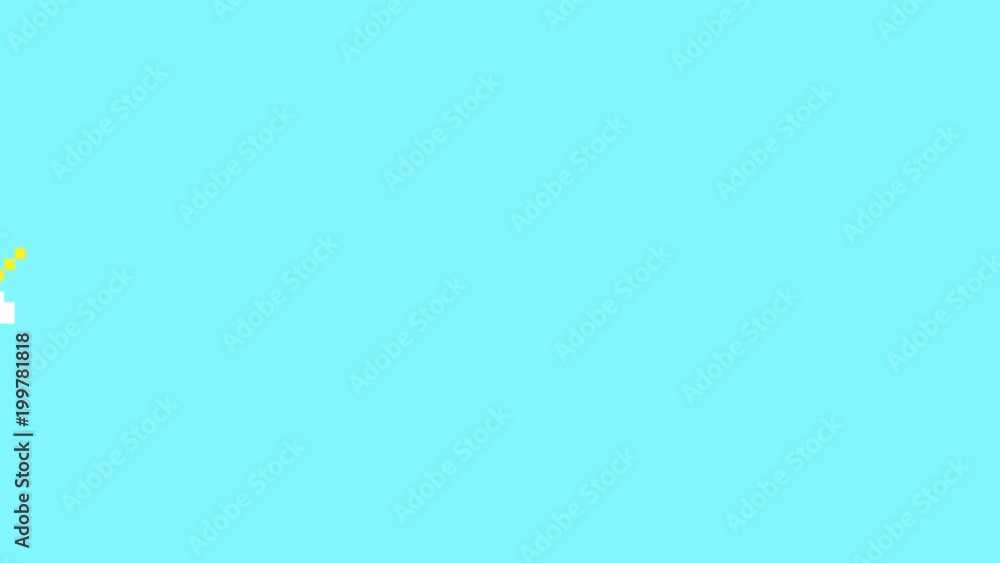 Pixel Art Style Unicorns and Rainbows Animated Retro Background 4K Clip. Pixel Art Style Unicorns and Rainbows Animated Retro Background 4K Clip.