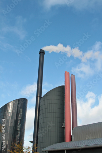 District heating plant in denmark
