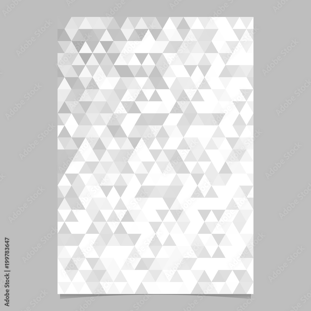 Fototapeta premium Monochrome abstract brochure template design - vector background