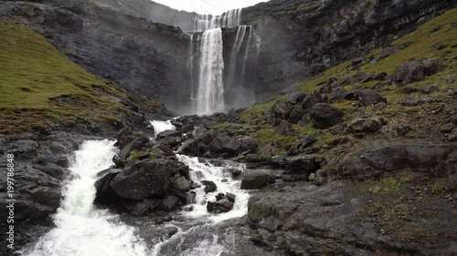 Beautiful landscape of waterfall