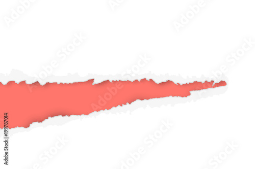 Papier Riss pink