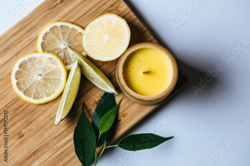 lemon candle
