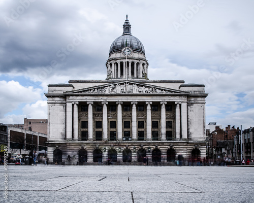 Εκτύπωση καμβά Long exposure of Nottingham Council House