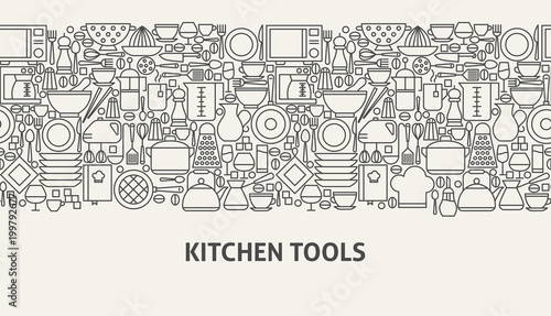 Kitchen Tools Banner Concept