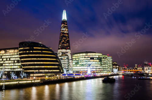 Long exposure of the River Thames in London