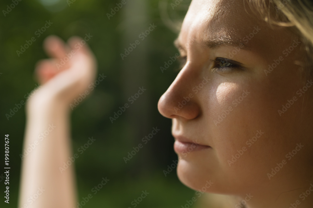 teen girl traveling by car and enjoying vacation teen girl traveling by car and enjoying vacation