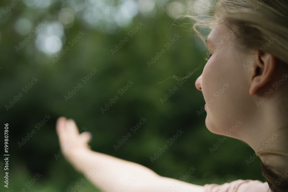 teen girl traveling by car and enjoying vacation teen girl traveling by car and enjoying vacation