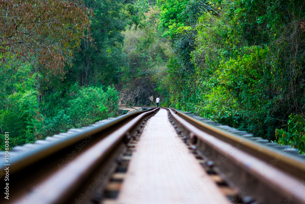Fototapeta premium history rail way station