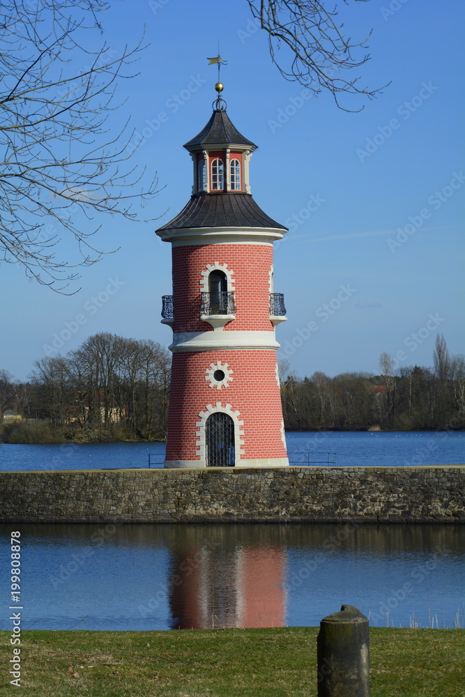 Der Leuchtturm von Moritzburg