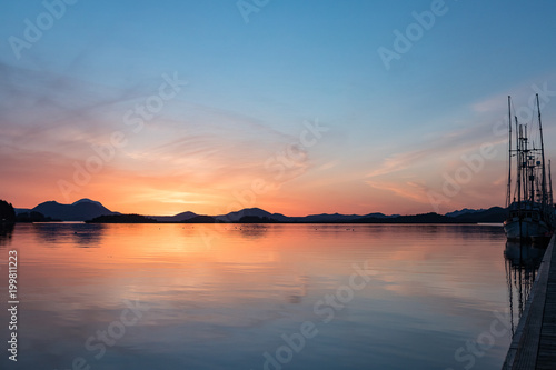 Wallpaper Mural Harbor Sunset Torontodigital.ca